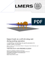 Impact Loads On A Self-Elevating Unit During Jacking Operation