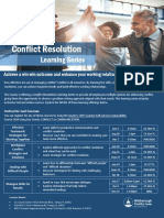 HR Connection June 2018 Conflict Resolution Learning Series Flyer