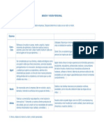 Misión y Visión Personal Ejercicio