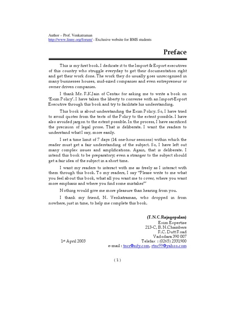 Export Import Notes | PDF | Act Of Parliament | Customs