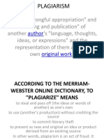 Presentation On Plagiarism