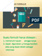 Perancangan Formulir