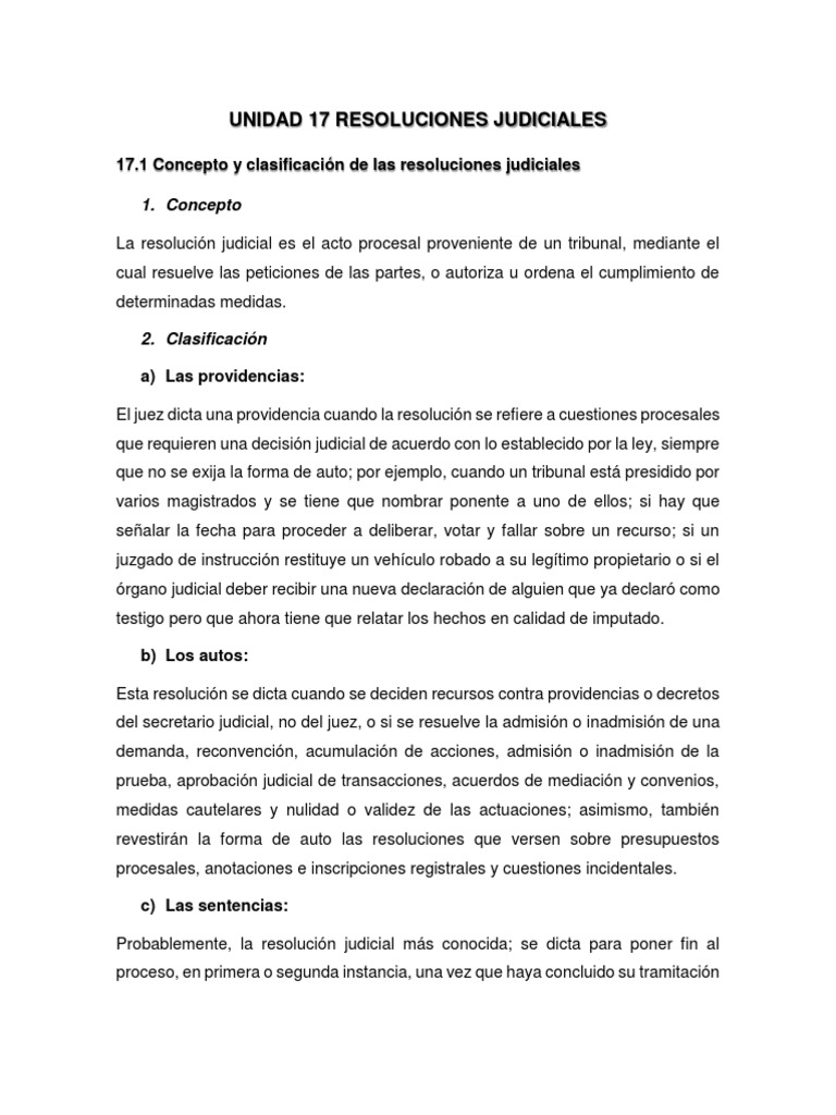 Resoluciones Judiciales Audiencia (Ley) Sentencia (ley)