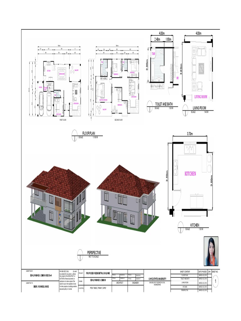 Proposed Residential Building Plans | PDF