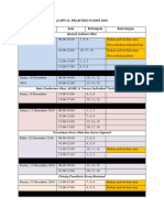 Jadwal Praktikum BMS