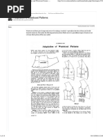 Adaptation of Waistcoat Patterns - 