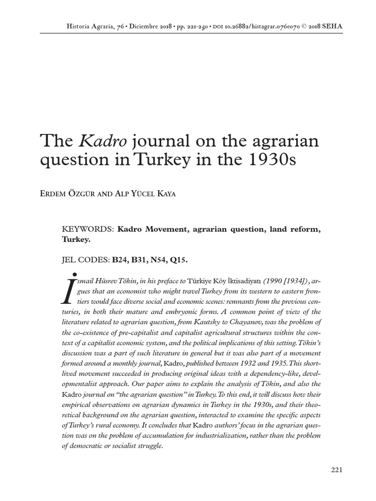 the-kadro-journal-on-the-agrarian-question-in-turkey-in-the-1930s-pdf