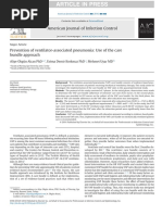 Prevention of VAP Use For Bundle Approach 10.1016@j.ajic.2016.04.237