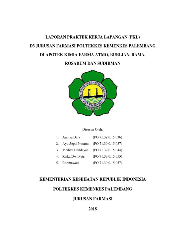 Laporan Pkl Kimia Farma