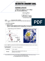 103 - NDRRMC Update Sitrep No. 3 Re Effects of Typhoon - Juan - (Megi) (Glide PHL
