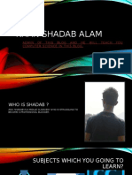 Khan Shadab Alam: Admin of This Blog and He Will Teach You Computer Science in This Blog