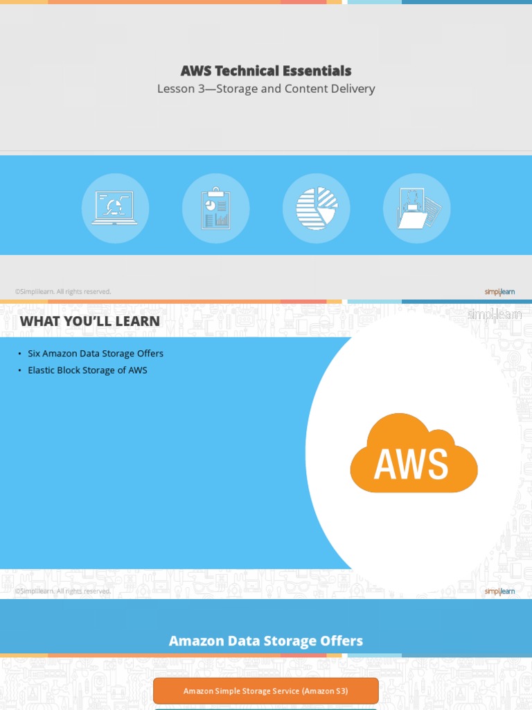 AWS Cloud :storage and Content Delivery | PDF | Amazon Web Services ...