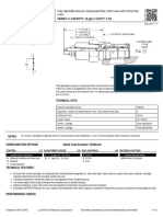 Model Fully Adjustable Pressure Compensated Flow Control Valve With Reverse Flow Check