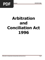  Arbitration and Conciliation Act 1996