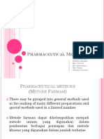Pharmaceutical Methods