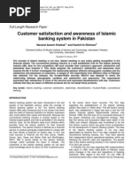 Download Customer Satisfaction and Awareness of Islamic BANKING in PK by salma khand SN39575115 doc pdf