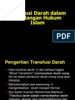 Transfusi Donor Darah Dalam Pandangan Hukum Islam - Dr. Khidri