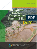 Luas Lahan Menurut Penggunaannya Provinsi Banten 2017