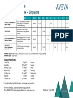 AVEVA Singapore Training Schedule