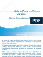 Responsabilidade Penal da PJ e Princípios Constitucionais