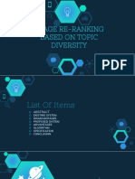 Image Re-Ranking Based On Topic Diversity