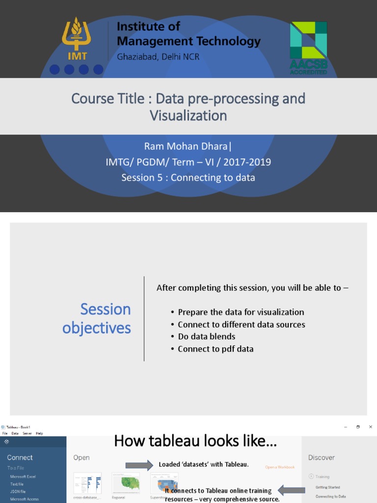 Data Preparation and Connection in Tableau | PDF | Data Set | Databases