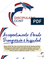 Arrepentimiento, pecado, transgresión e iniquidad