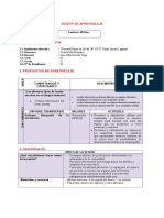 Sesión de Aprendizaje