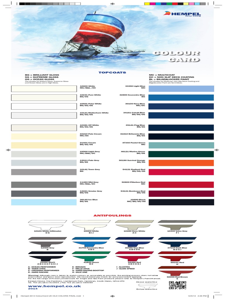 Hempel ColourCard PDF