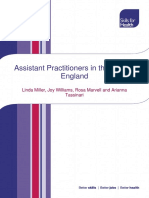 Assistant Practitioners in England Report 2015