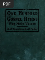 One Hundred Gospel Hymns For Male Voices