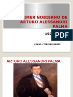 Ppt. Historia Primer Gobierno de Arturo Alessandri Palma 12-04-2018