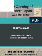 The Opening of Modern Japan: War and Trade