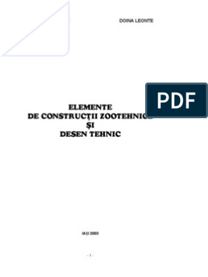 triathlon Extinct deeply Elemente de Const. Zootehnice Si Desen Tehnic | PDF