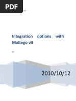 Integration Options With Maltego v3