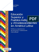 Educación Superior y Pueblos Indígenas y Afrodescendientes en América Latina
