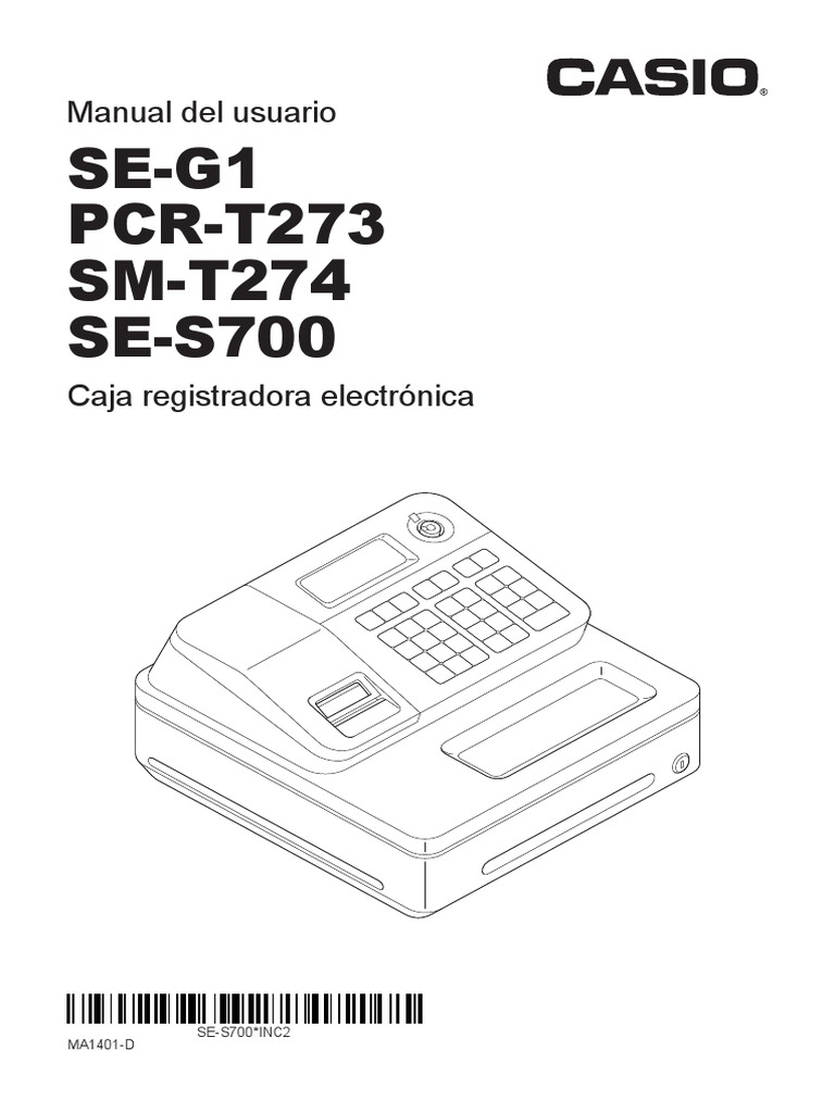 Manual Casio Pcrt273 Descargar gratis PDF Enchufes y tomas de