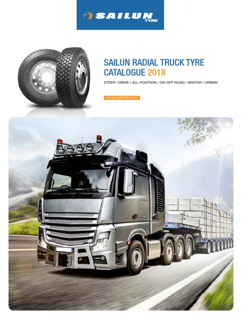 Sailun Tbr Catalog Pdf Tire Business
