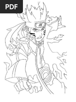 Desenho Do Naruto para Colorir