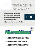 RANCANGAN PERCOBAAN OPTIMAL