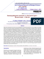 Chitra Et Al 2017; Entomopathogenic Nematode as a Biocontrol Agent-Recent Trends- A Review