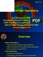 Beach and Port Operations