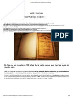 La Historia de Todas Las Constituciones de México PDF