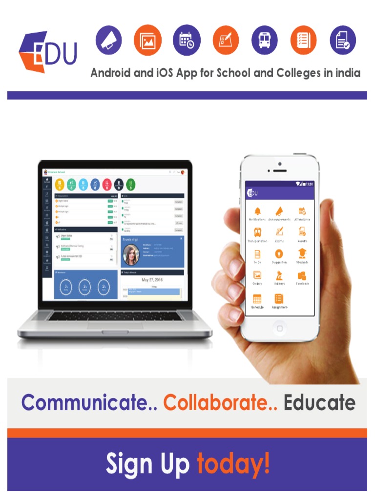 Android and iOS App For School and Colleges in India | PDF