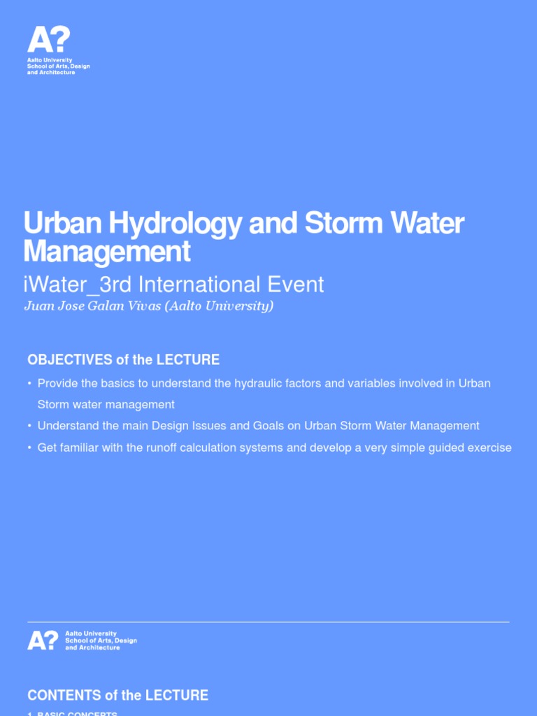 Urban Stormwater Management Basics | PDF | Surface Runoff | Stormwater
