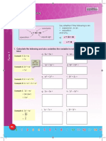 Algebra Worksheet