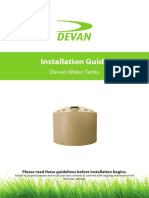 Installation Guide: Devan Water Tanks