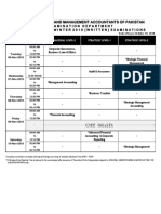 Schedule For Winter2018 (Written) Examinations PDF