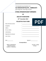 Registration Form RIT