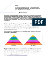 Bernadette A. Divinagracia: Bloom's Taxonomy